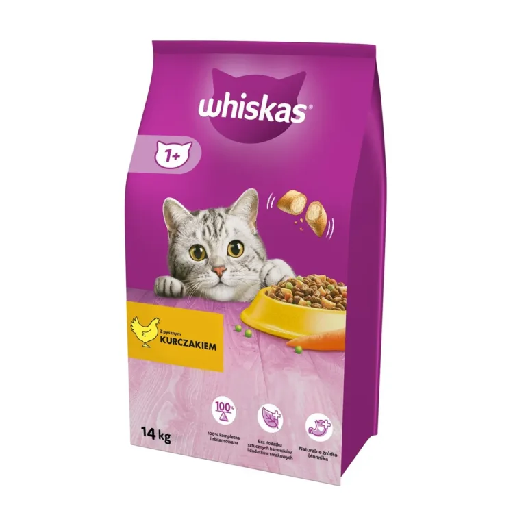 kanamaitseline kassitoit 14 kg Whiskas täiskasvanud kassidele