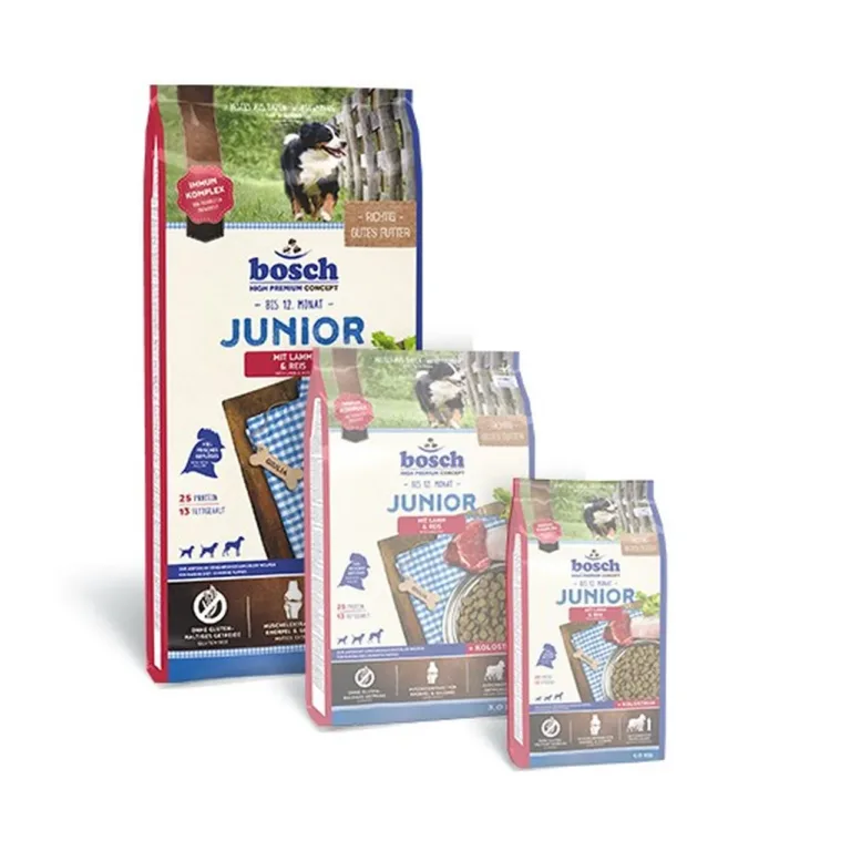 Bosch Junior Lamb & Rice lamba ja riisiga kutsikatoit pakid