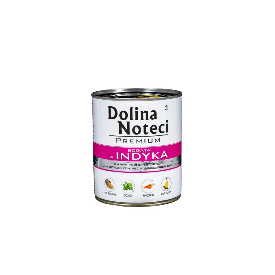 Dolina Noteci Premium Rich in turkey 800 g märgtoit täiskasvanud koertele, kanavaba ja gluteenivaba