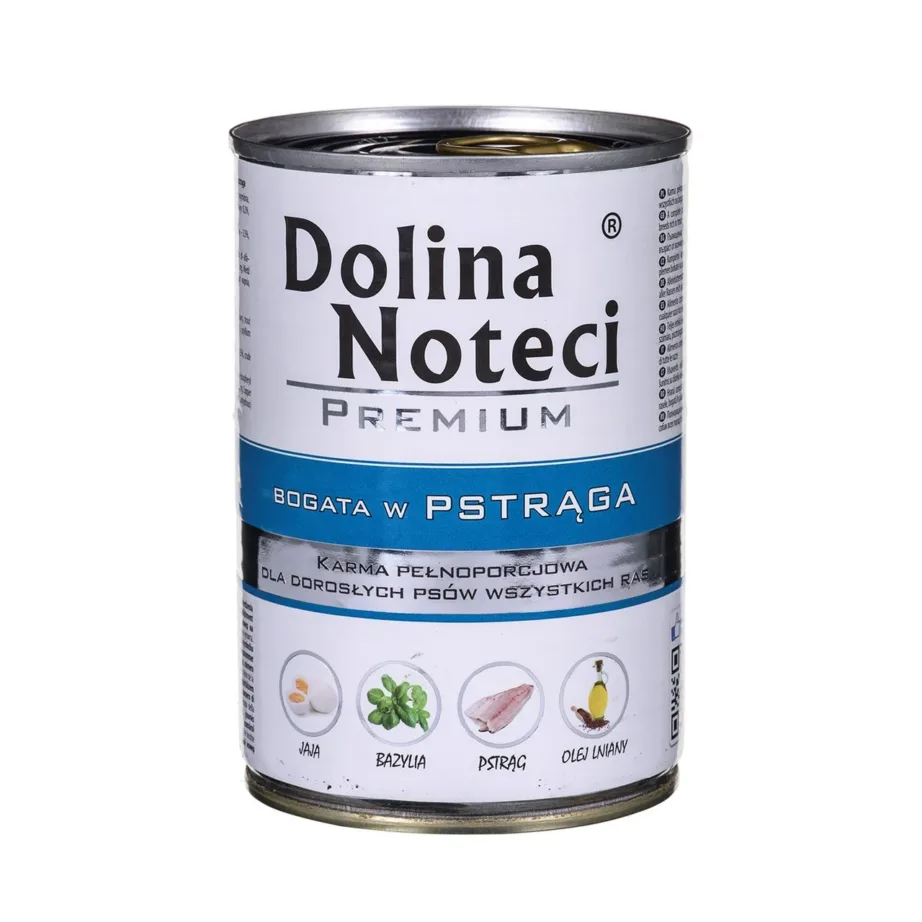 Dolina Noteci Premium forelliga koerakonserv 400 g purk