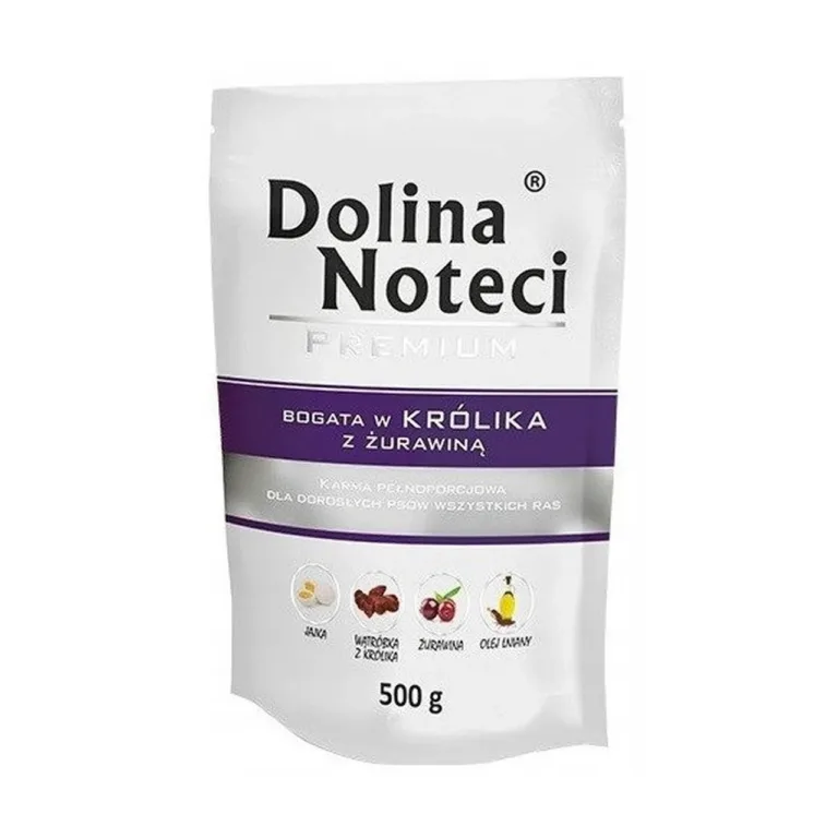 Dolina Noteci küüliku märgtoit koertele, 500 g pouch