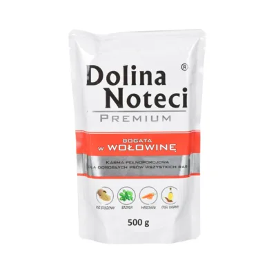 Märg koeratoit veiselihaga Dolina Noteci Premium 500 g