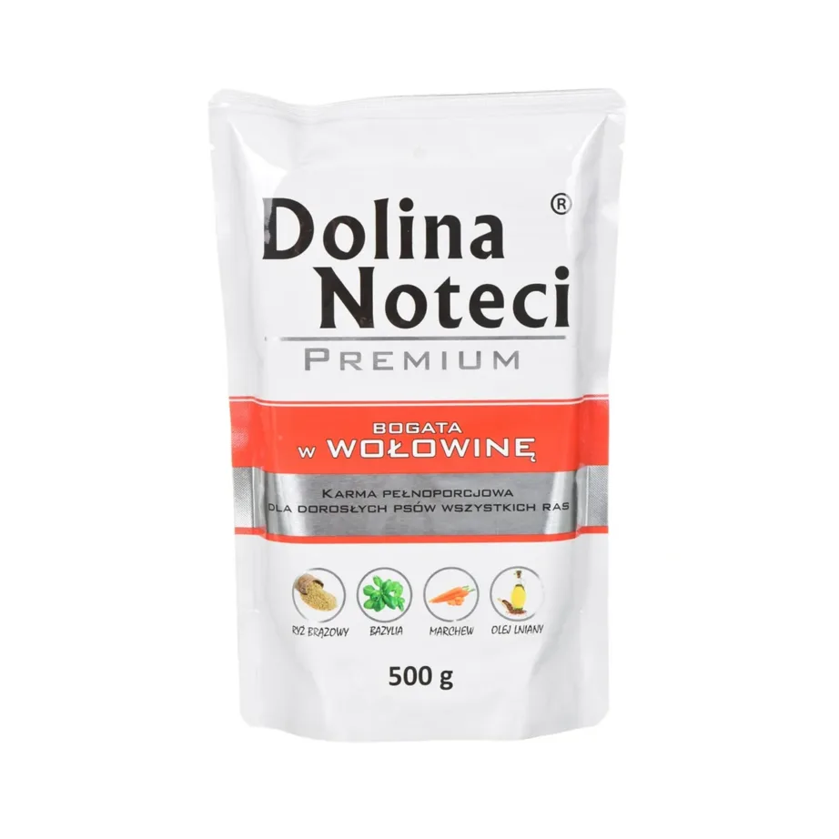 Märg koeratoit veiselihaga Dolina Noteci Premium 500 g