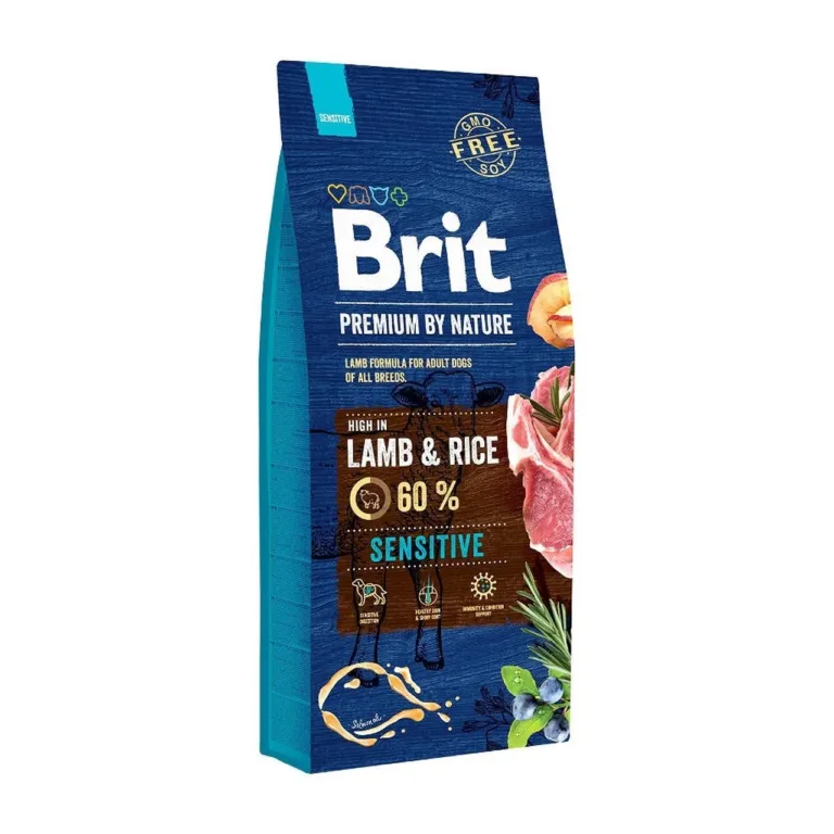 lambaga gluteenivaba koeratoit 15kg Brit Premium Sensitive