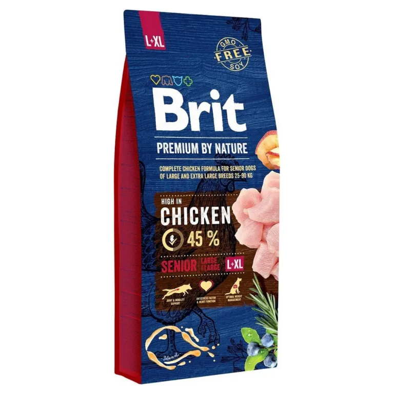 kana kuivtoit eakale suurele koerale Brit Premium by Nature Senior
