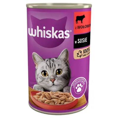 Whiskas veiselihaga kassikonserv 400 g purgis