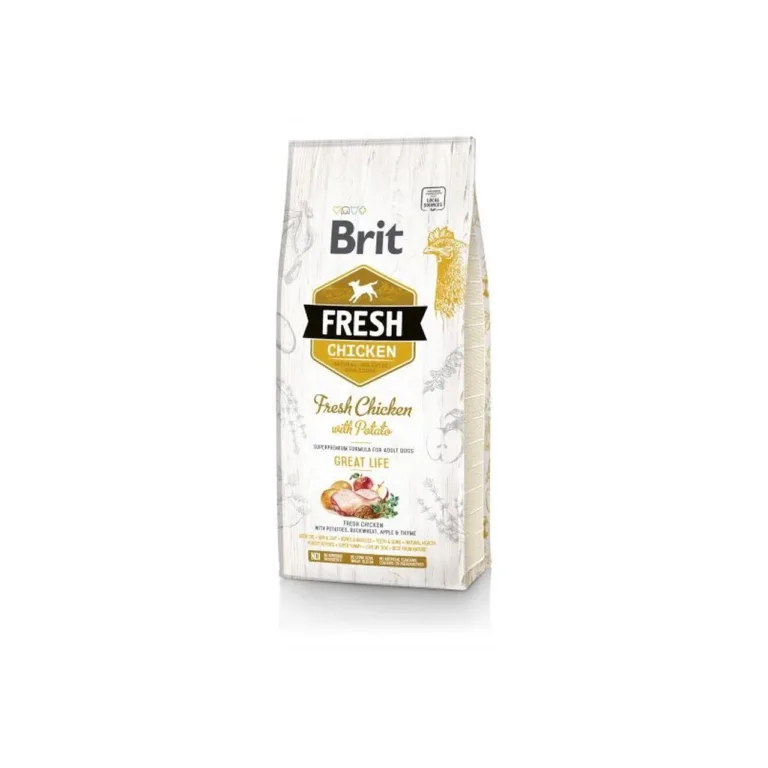 Brit Fresh kanaga gluteenivaba koeratoit 12 kg pakk