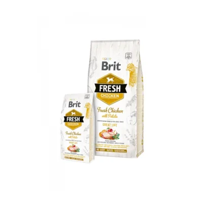 Brit Fresh kanaga gluteenivaba koeratoit suured ja väikesed pakid
