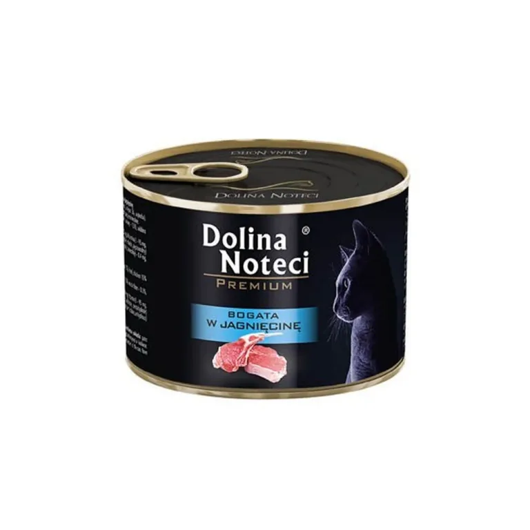 märg kassitoit lambalihaga Dolina Noteci Premium 185g purk