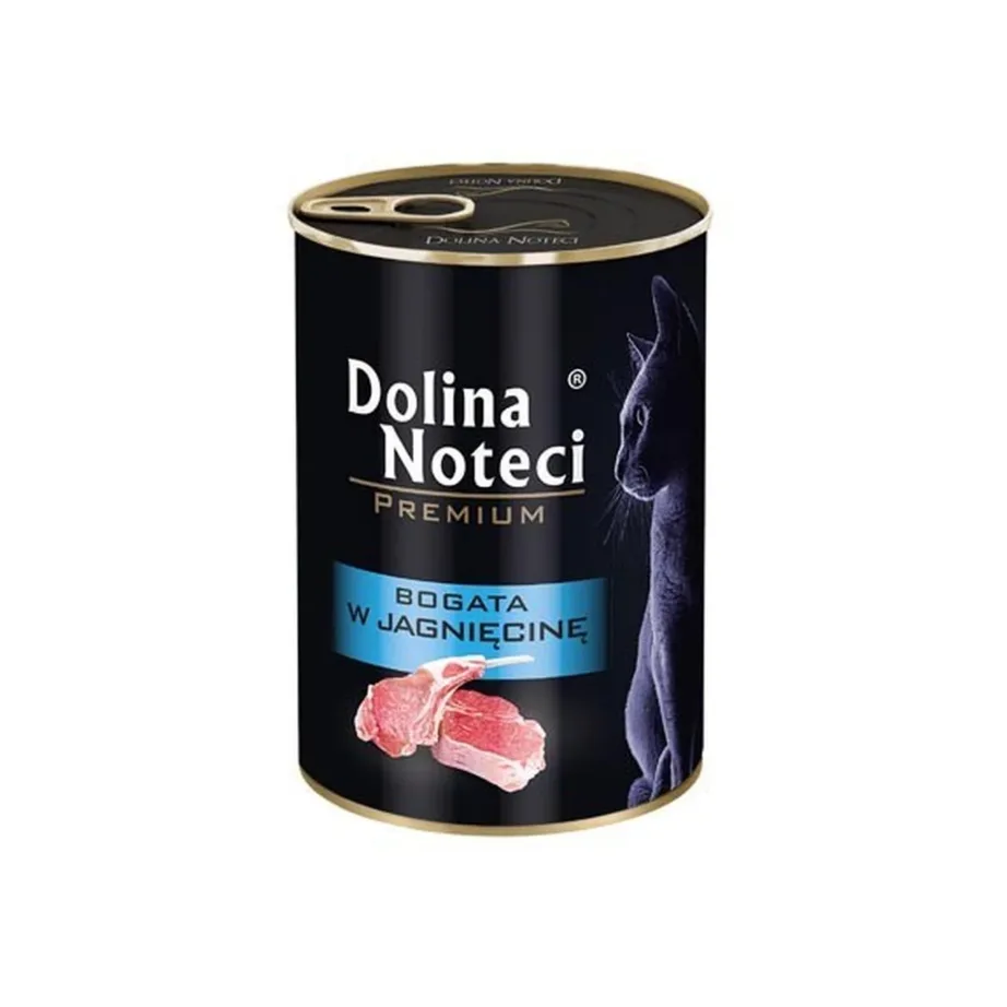 märg kassitoit lambalihaga Dolina Noteci Premium 400g purk