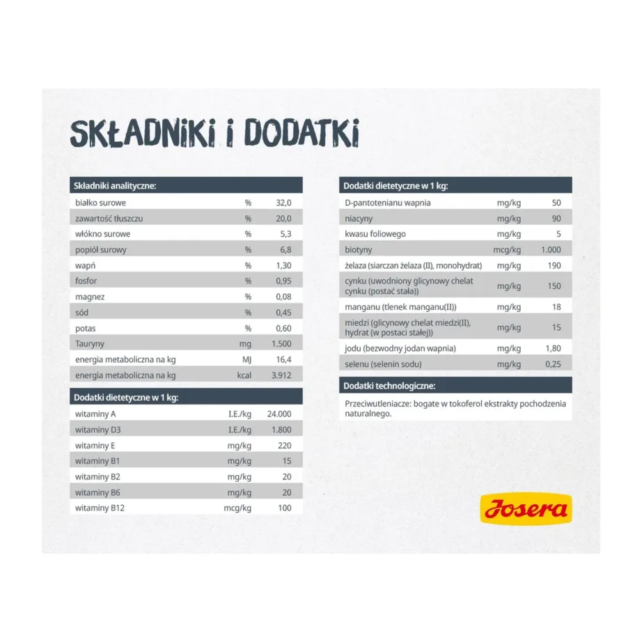 Josera Super Premium Adult 10 kg pardiliha-kartuli-linnulihaga gluteenivaba kuivtoit täiskasvanud kassidele naha ja karva terviseks – 5