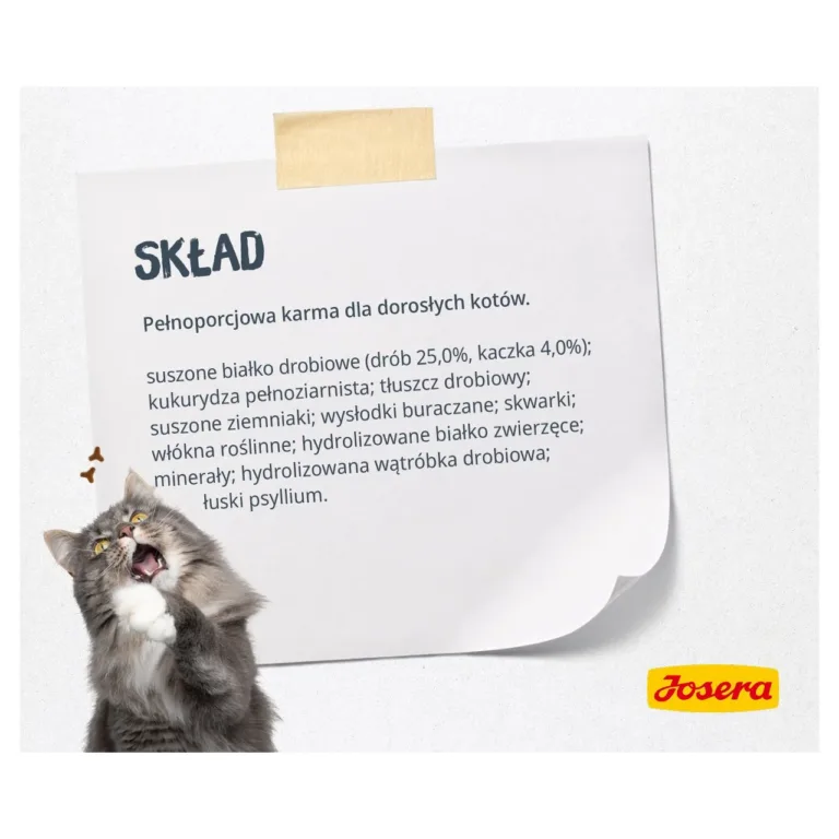 Josera Catelux pardiliha-kartuli kassitoidu 10 kg pakk