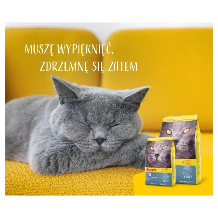 Josera Léger 10 kg kana kuivtoit täiskasvanud ja steriliseeritud kassidele, ülekaalu ennetamiseks, gluteenivaba – 6