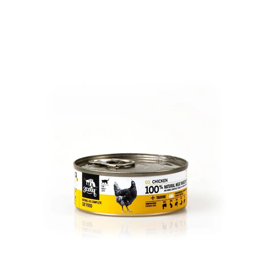 3coty kana märgtoit kassile 80g – gluteenivaba monoproteiinne – 8