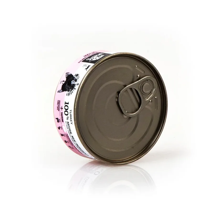 3coty Turkey 80g hüpoallergeenne monoproteiin märgtoit täiskasvanud kassile – 8