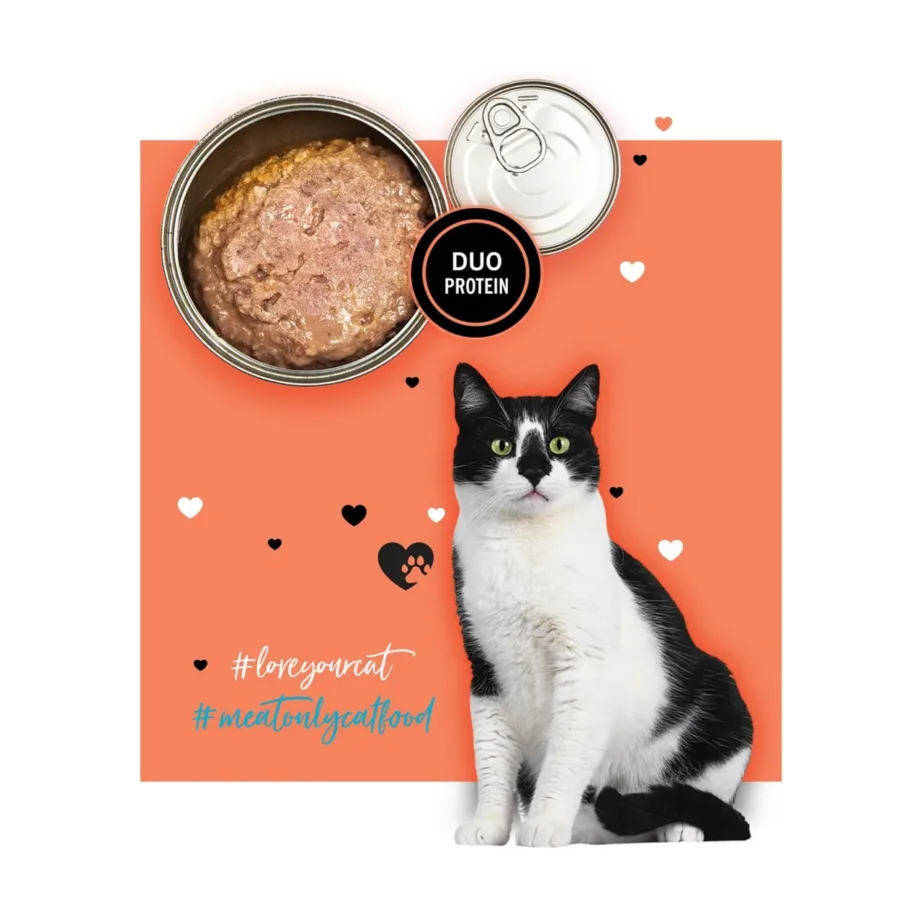 3coty kalkuni ja pardiga märgtoit kassile 80g gluteenivaba konserv täiskasvanud kassidele – 4