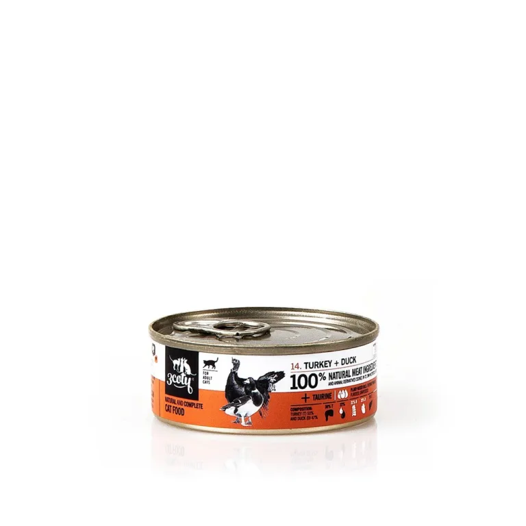 3coty Turkey with Duck 80g konserv küljelt