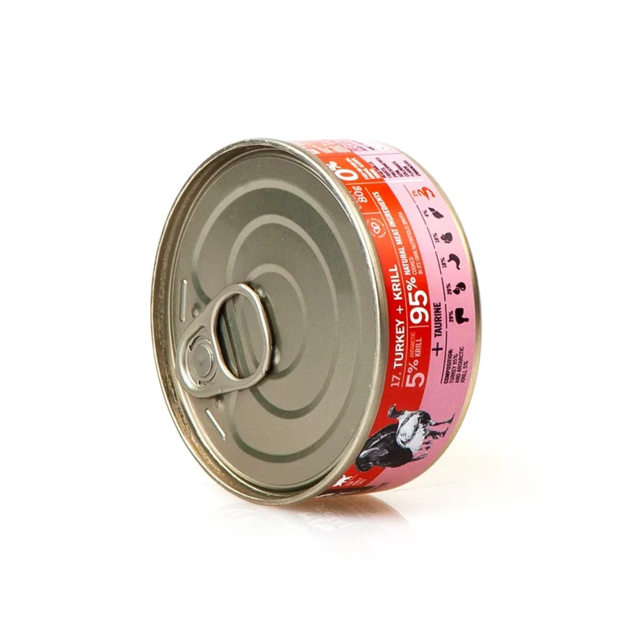 3COTY kalkuni ja krilliga märg kassitoit 80 g gluteenivaba täissööt täiskasvanud kassidele ilma kanata – 8