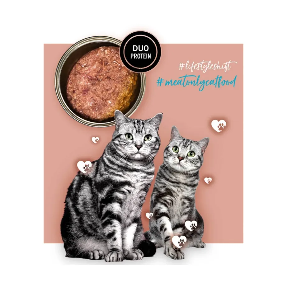 3coty kalkuni ja jänesega 80g teraviljavaba märgtoit täiskasvanud kassile – 6