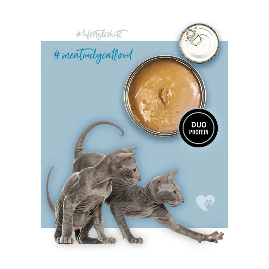 3COTY kalkuni ja kanaga märgtoit kassipoegadele, gluteenivaba täistoit 80g – 5