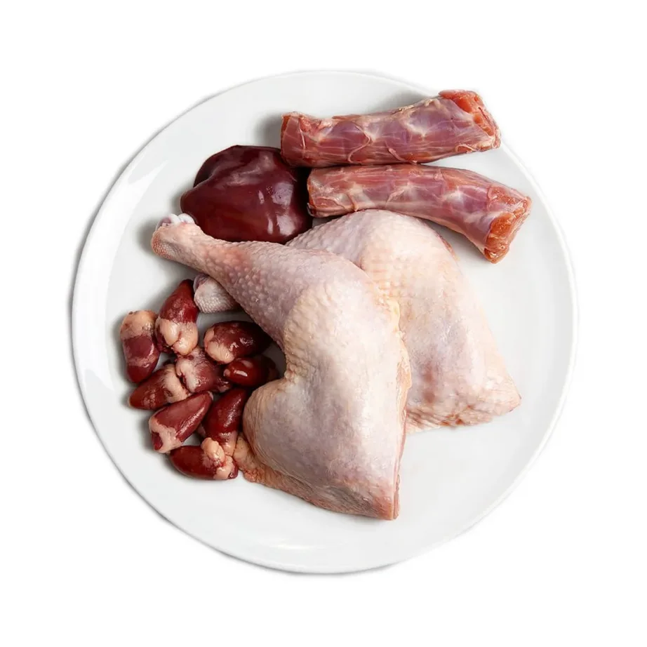 3COTY kana ja pardiga kassipoegade märgtoit 80g, gluteenivaba – 4