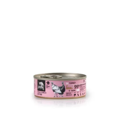 3coty kalkuni märgtoit eakale kassile 80g purk