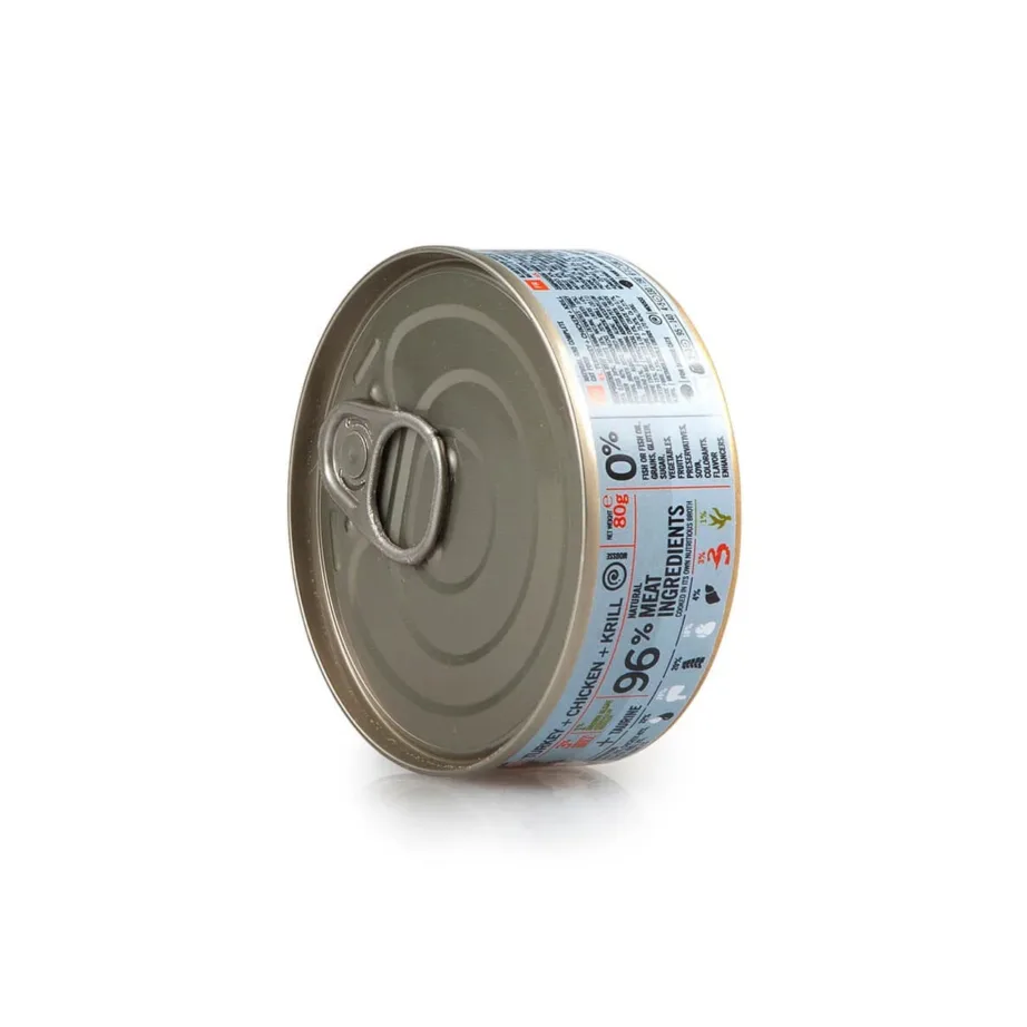 3coty kalkuniga senior märgtoit kassile krilli ja kanalihaga 80g – 8