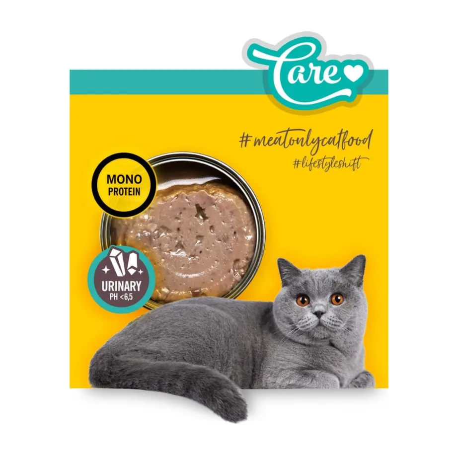 3COTY Chicken Struvite Care 80 g teraviljavaba täissööt täiskasvanud kassile kuseteede tervise toetamiseks – 3