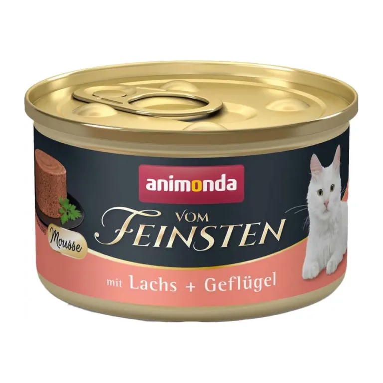 märg kassitoit lõhe ja kanaga Animonda Vom Feinsten 85g purk