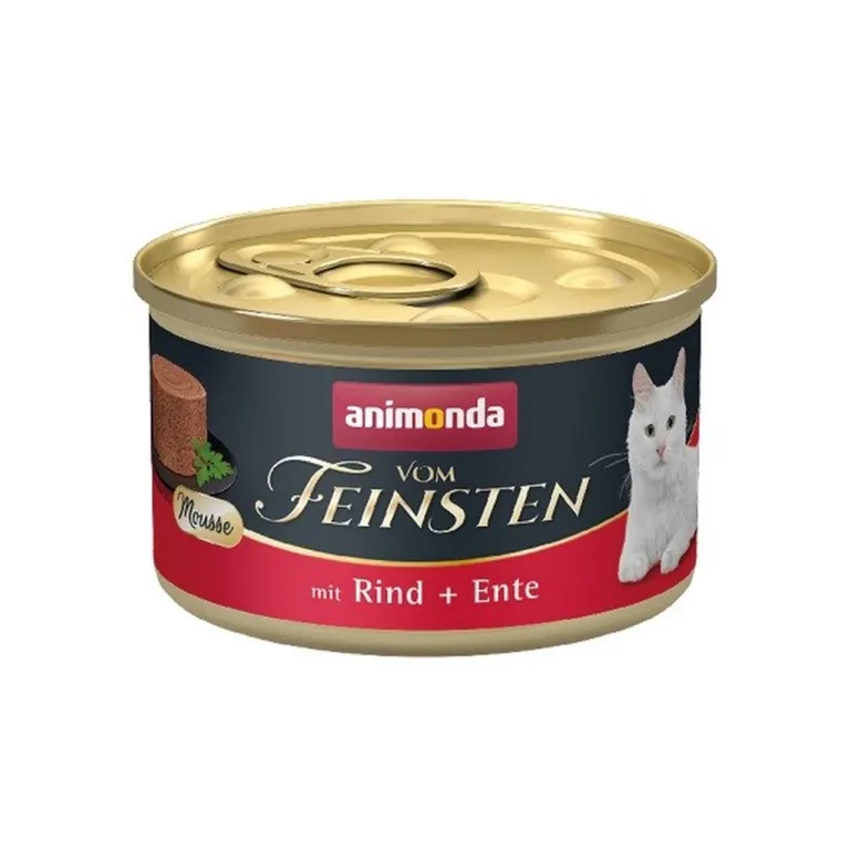 veiseliha ja pardi märgtoit kassile Animonda 85g purgis