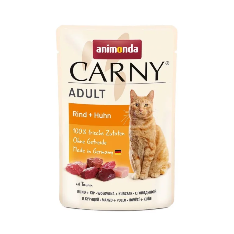 veise ja kanaga märgtoit kassile Animonda Carny Adult 85g