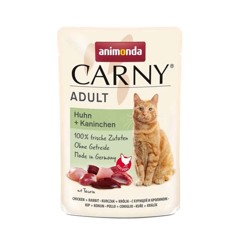 Animonda Carny kanaliha ja küülikuga kassitoit 85g pakk