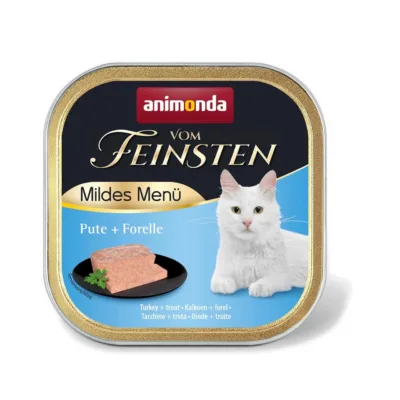 kalkuni ja forelliga märgtoit kassile Animonda Vom Feinsten 100g