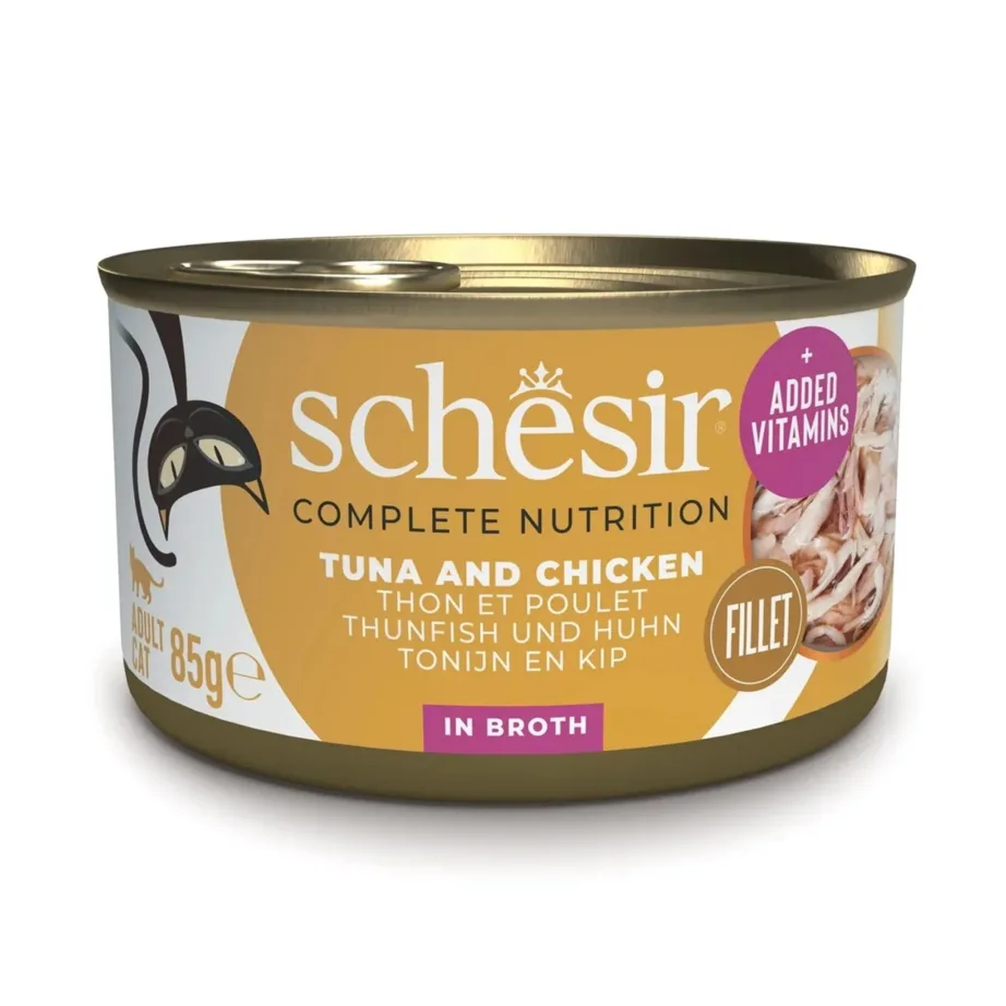 Schesir tuunikala ja kana märgtoit kassile 85g