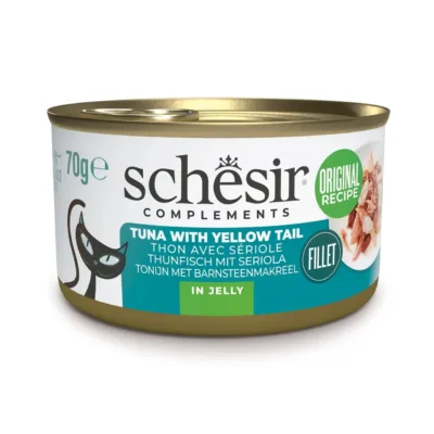 Schesir tuunikalaga märg kassitoit 70g purk