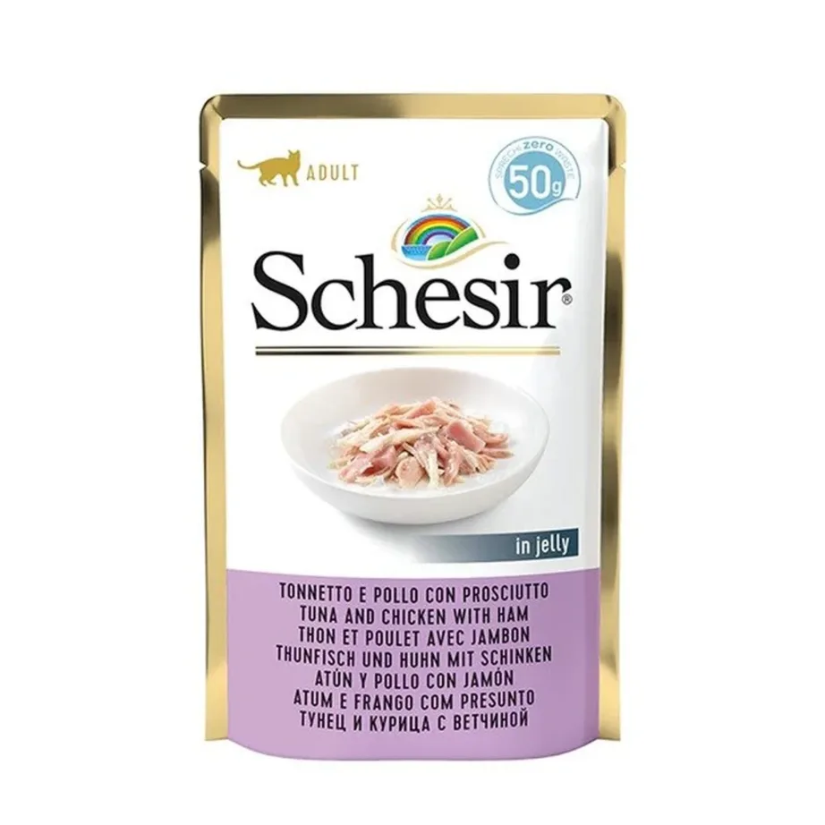 Schesir tuunikala ja kana märgtoit kassile 50g pakend