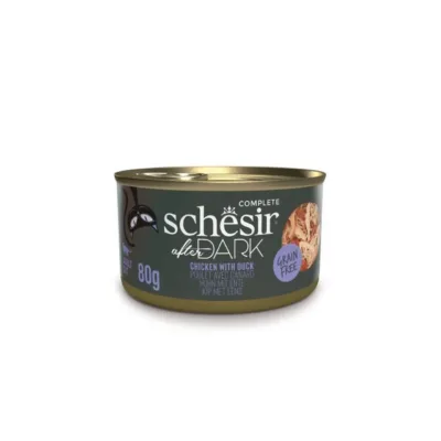 Schesir After Dark kanafilee pardiga märg kassitoit purk 80g