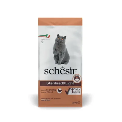 kana kuivtoit steriliseeritud kassile Schesir 10kg