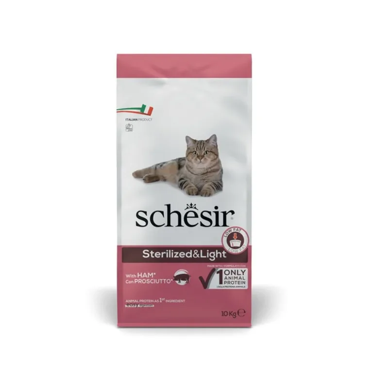steriliseeritud kasside kuivtoit singiga Schesir kott 10kg