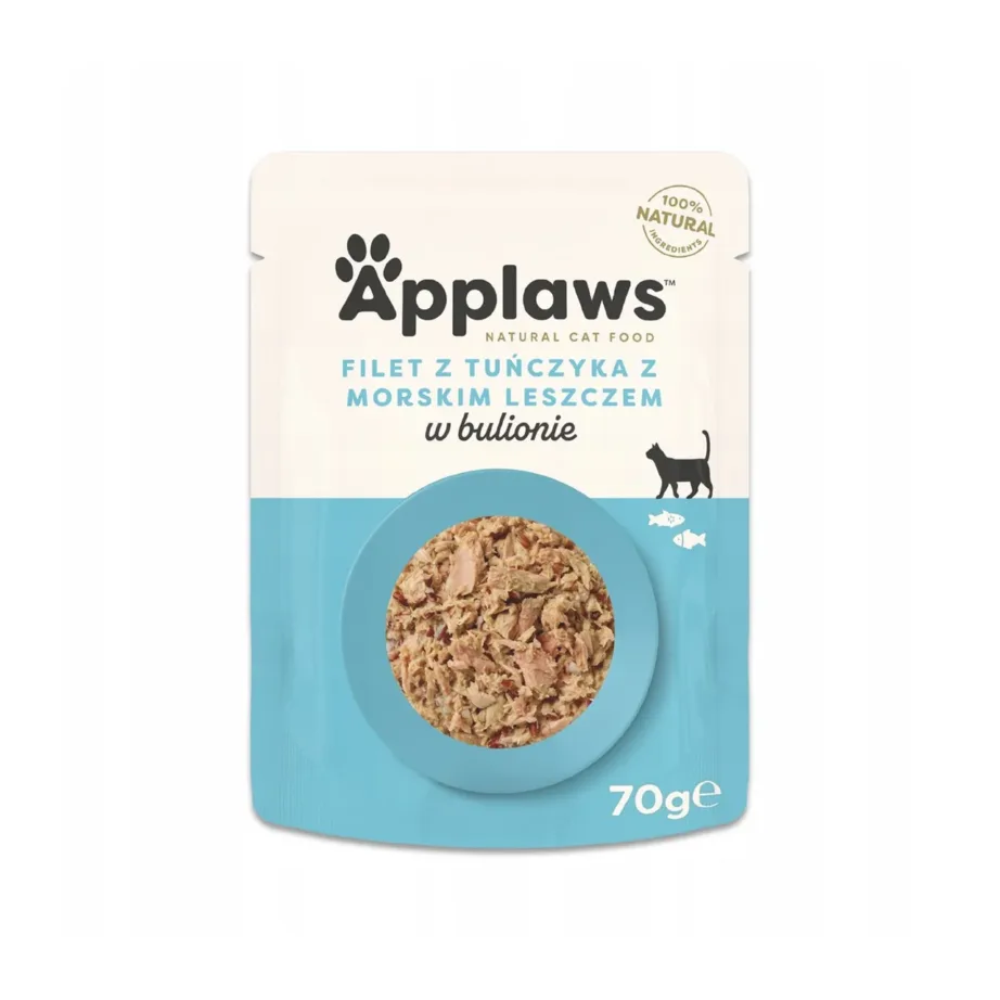 Applaws tuunikalafilee meriahvenaga 70g gluteenivaba märg kassitoit täiskasvanud kassidele