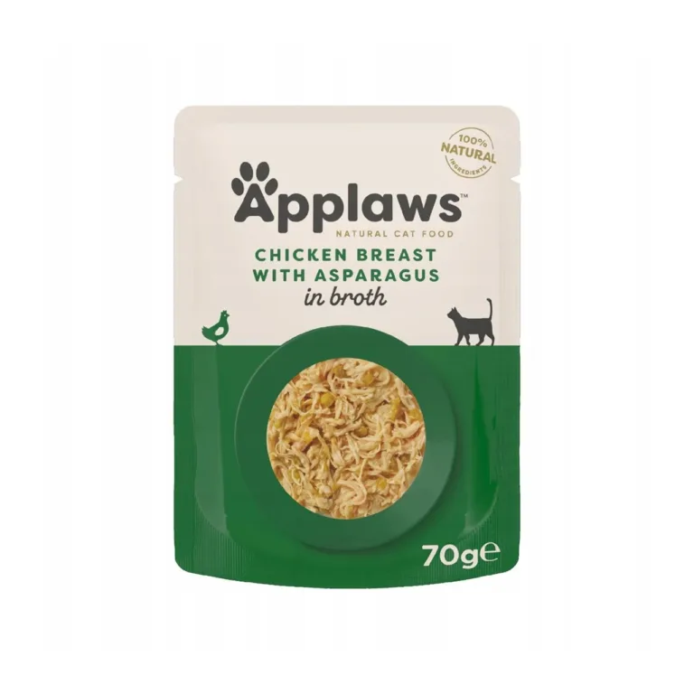 Applaws kanafilee spargliga kassitoit 70g pakend