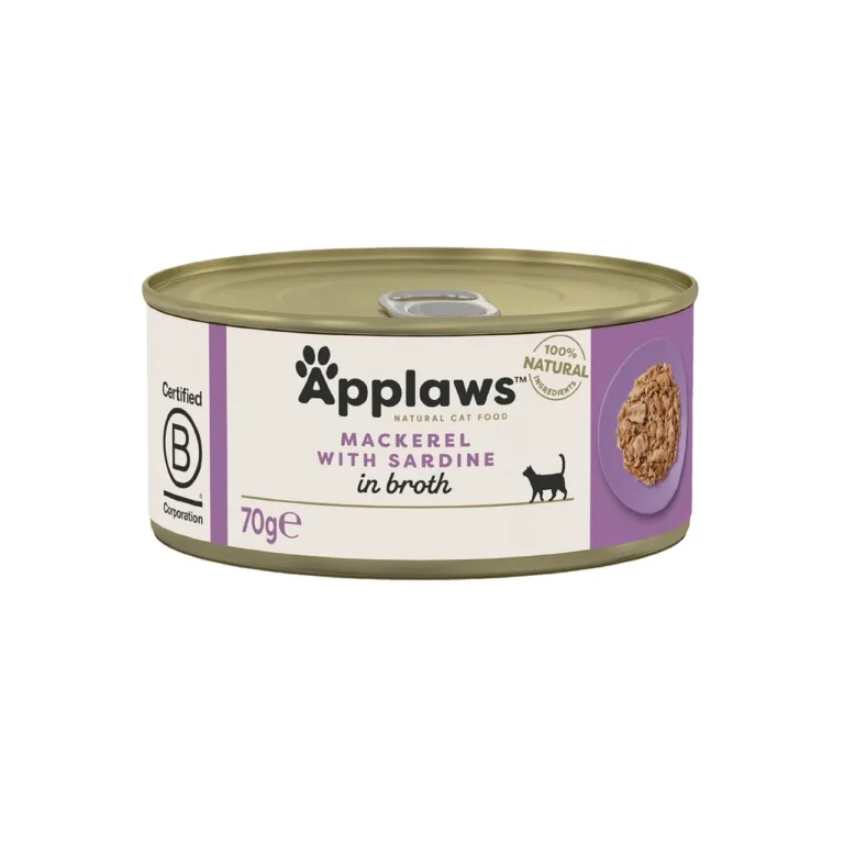 Applaws makrelli-sardiini märgtoit kassile purgis 70g