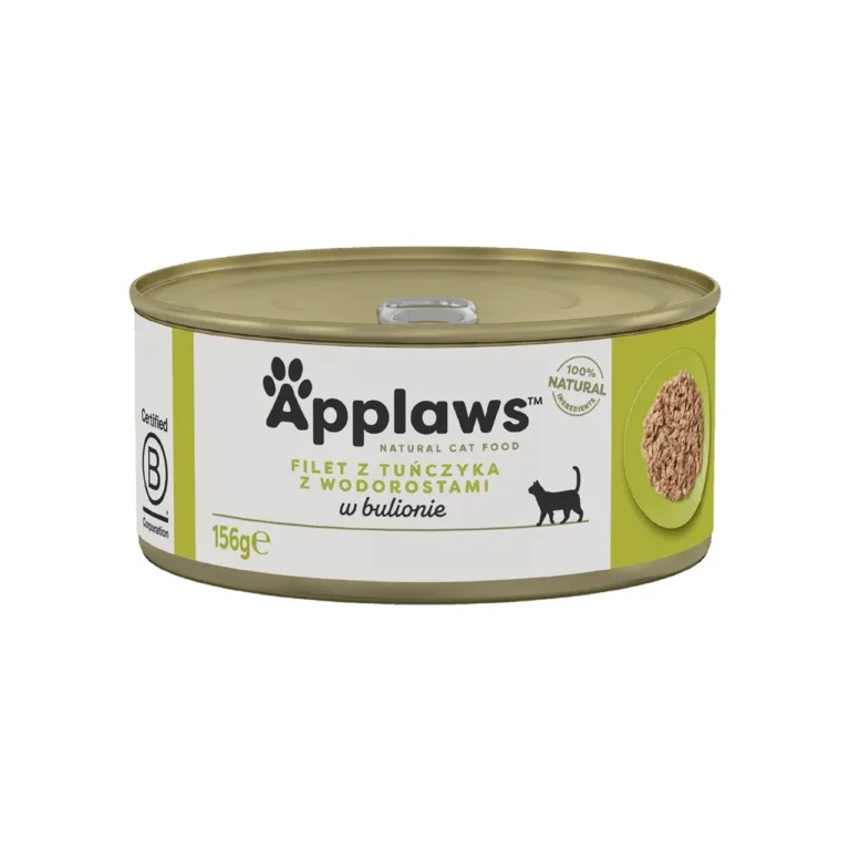 Applaws kassitoidu purk 156g külgvaates