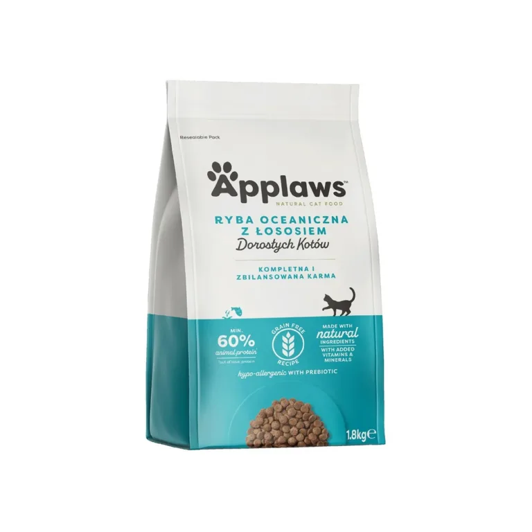 Applaws Adult Ocean Fish with Salmon teraviljavaba kassitoidu kott