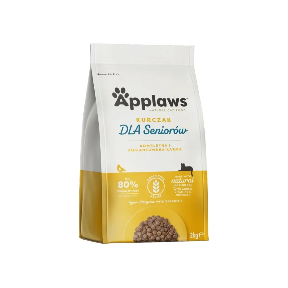 Applaws Senior Chicken 2 kg gluteeni- ja teraviljavaba kuivtoit kanaga eakatele kassidele