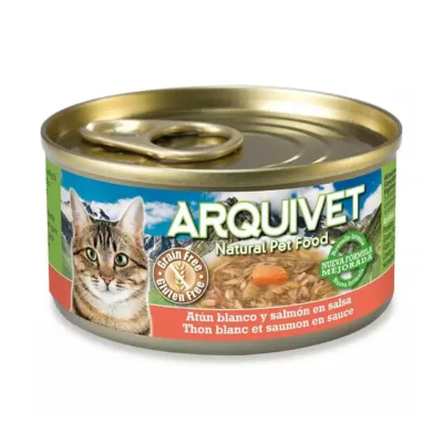 Arquivet tuunikala lõhe märgtoit kassidele 80g konserv