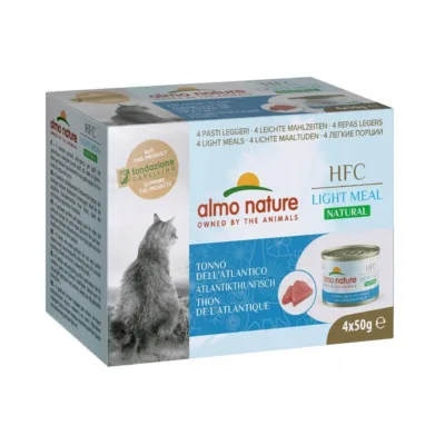 Almo Nature tuunikalaga märg kassitoit 4x50g karp