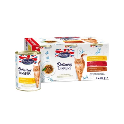 gluteenivaba märg kassitoit kana Butcher's 6x400g