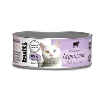Bult märg kassitoit lambalihaga 85g karbis