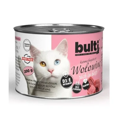 Veiselihaga kassikonserv 200g BULTI purgis